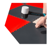 PVC Interlocking Flooring Tiles 16 PVC Tile hardness