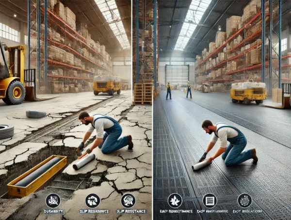 Concrete vs. PVC Interlocking Floor Tiles: Which is Better for Heavy Machinery Environments?