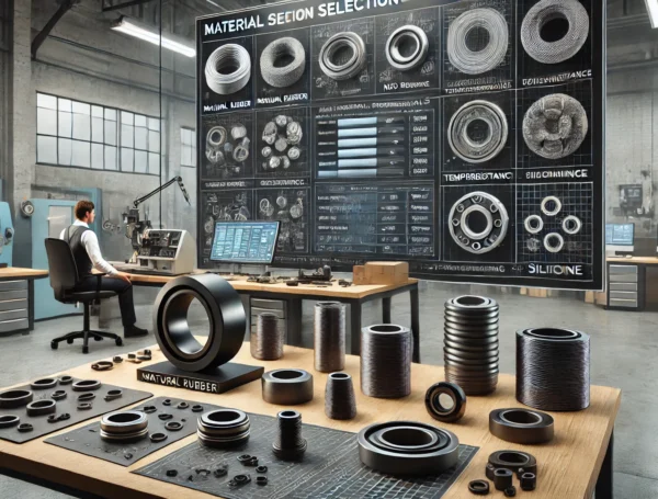 Material Selection in Machined Rubber Parts for Optimal Performance