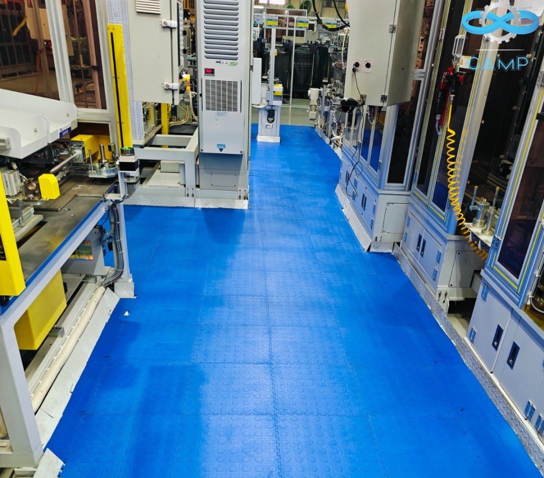 Industrial PVC Interlocking Floor Tiles 28 Industrial flooring project location in Chennai Tamil Nadu